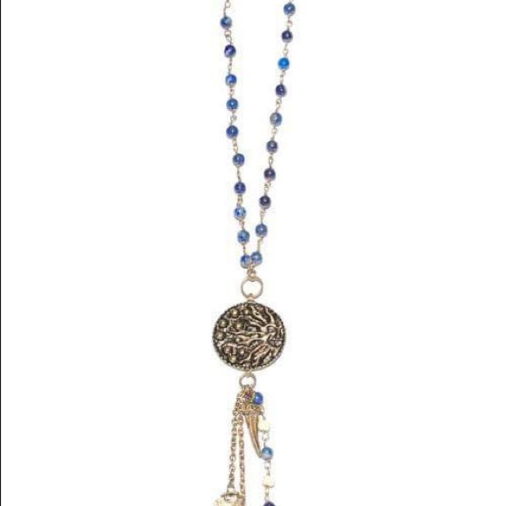Sun Pendant Long Necklace - Picture 4 of 6